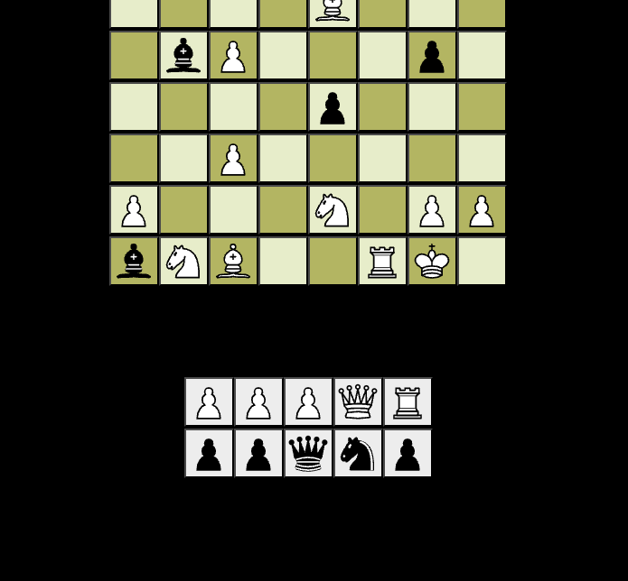 Two-player Chess project screenshot