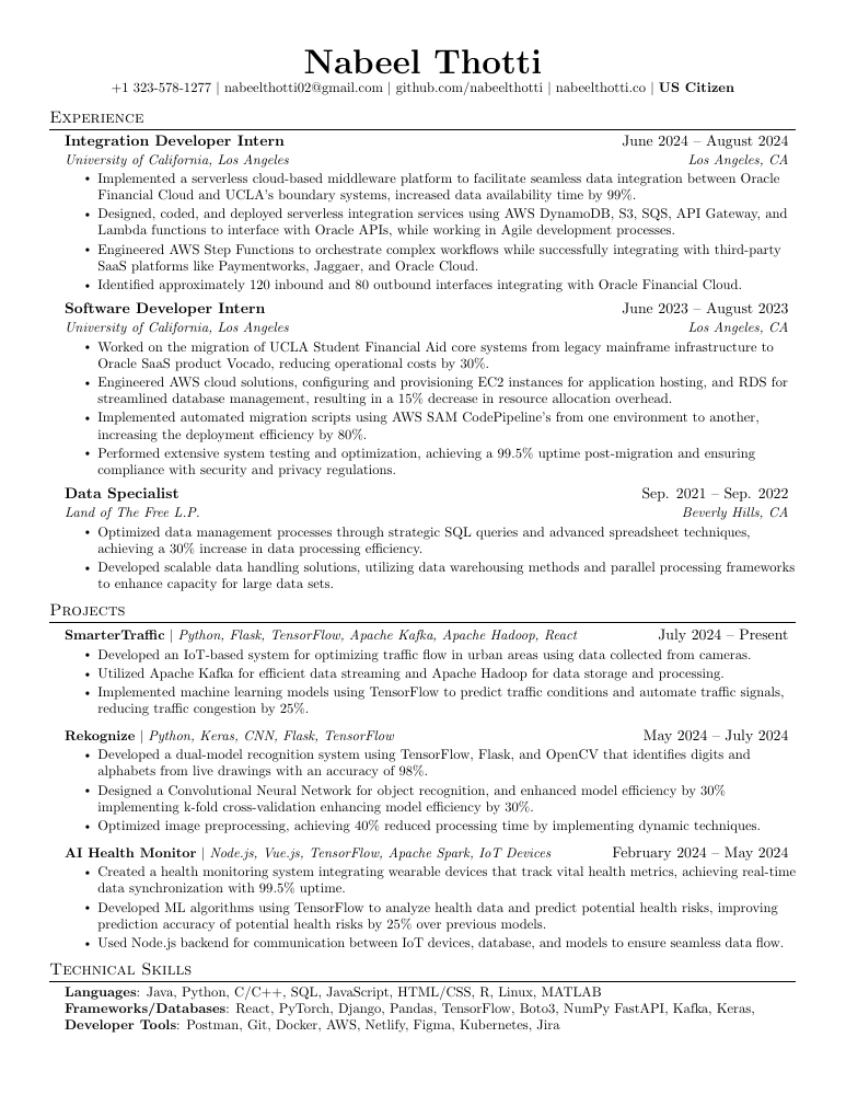 Preview of Nabeel Thotti’s résumé